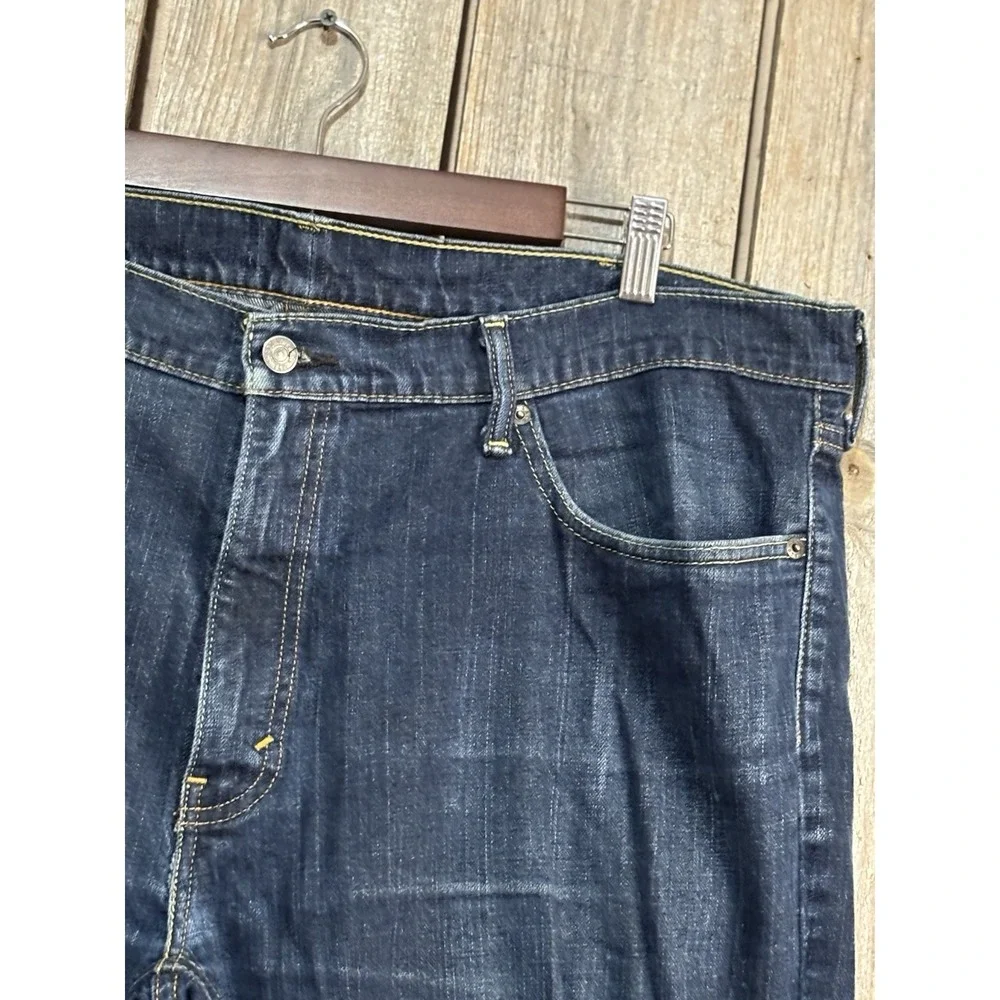 Levis 541 Straight Leg Jeans‎ Mens 42x26 Dark Wash Athletic Fit Stretch Denim